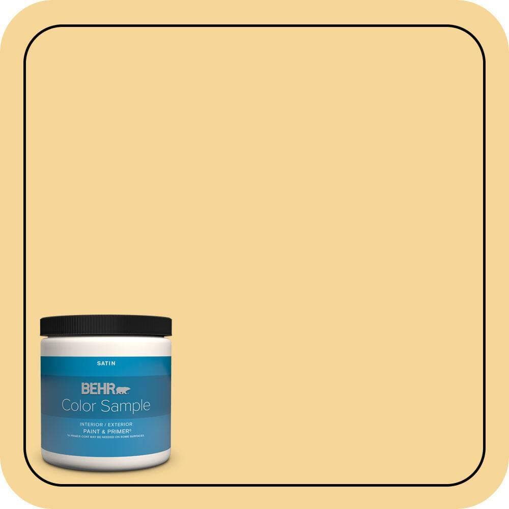 BEHR PREMIUM PLUS #350C-3 Applesauce Interior/Exterior Paint & Primer Color Sample (1)