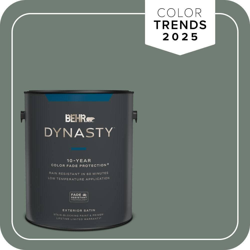 BEHR DYNASTY 1 gal. #N420-5 Boreal Satin Enamel Exterior Stain-Blocking Paint & Primer