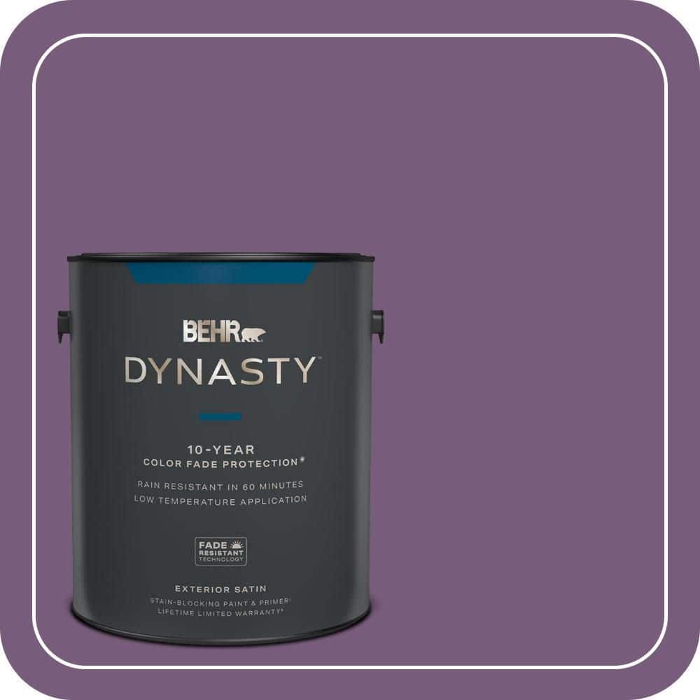 BEHR DYNASTY 1 gal. #670D-7 Gala Ball Satin Enamel Exterior Stain-Blocking Paint & Primer