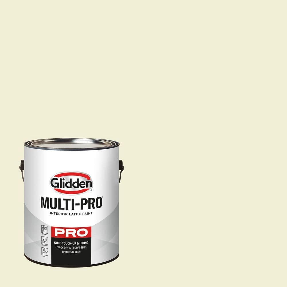 Glidden Multi-Pro 1 gal. PPG1212-1 Capri Cream Ultra Flat Interior Paint (1)