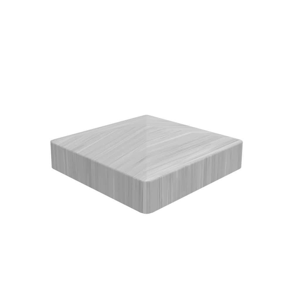 Barrette Outdoor Living 5 in. x 5 in. Coastal Cedar Vinyl Fence Pyramid Post Top (1)