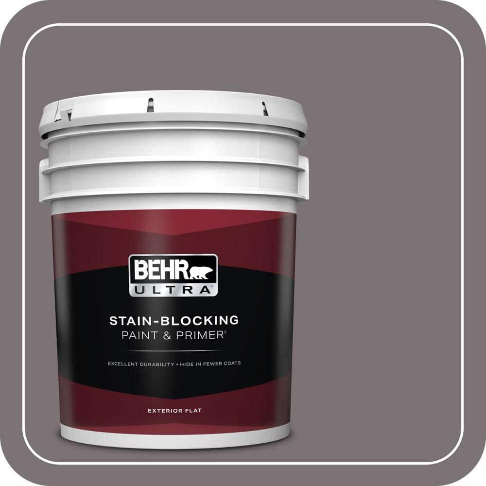 BEHR ULTRA 5 gal. #PPU17-18 Echo Flat Exterior Paint & Primer