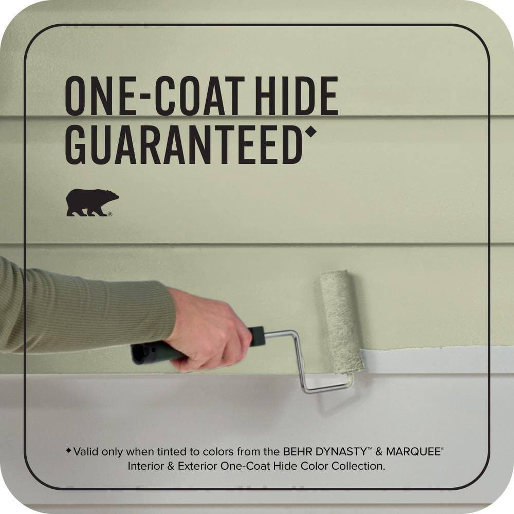 BEHR MARQUEE 5 gal. #S370-3 Sage Brush Satin Enamel Exterior Paint & Primer (3)