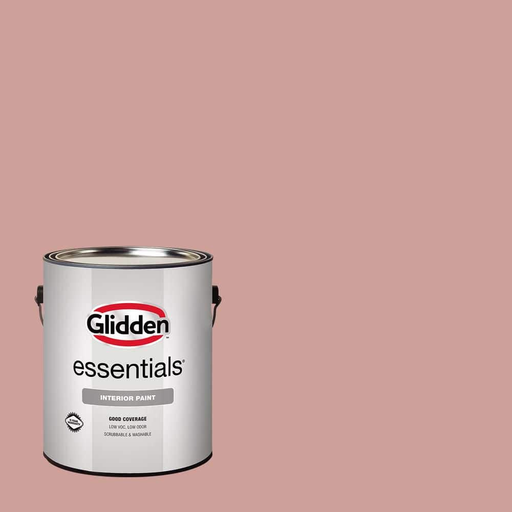 Glidden Essentials 1 gal. PPG1056-4 Raffia Cream Flat Interior Paint