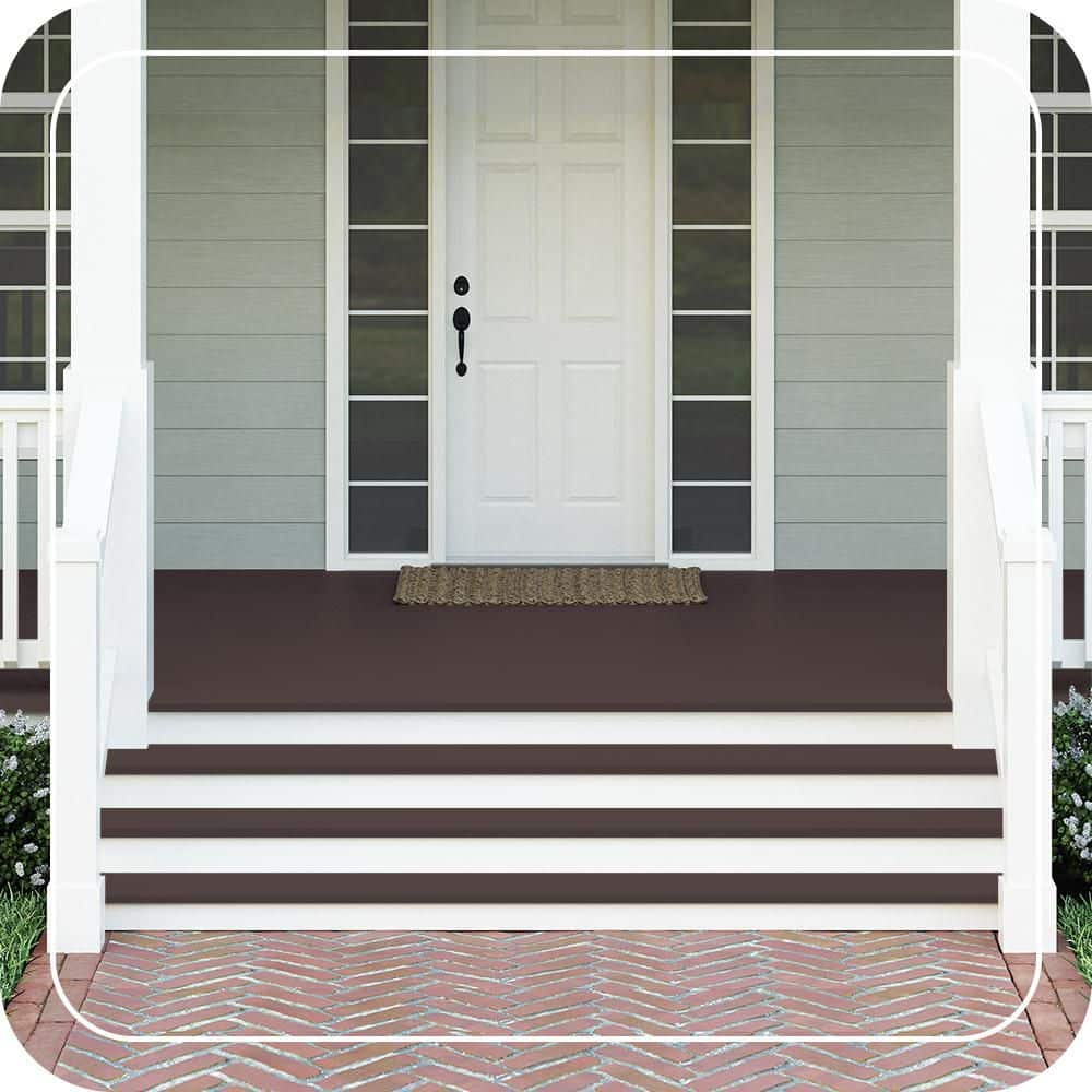 BEHR PREMIUM #ECC-43-3 Textured Low-Lustre Enamel Interior/Exterior Porch and Patio Anti-Slip Floor Paint (2)