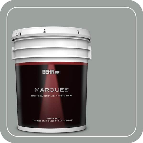 BEHR PREMIUM PLUS #PPU11-16 Brampton Gray Interior/Exterior Paint & Primer Color Sample (4)