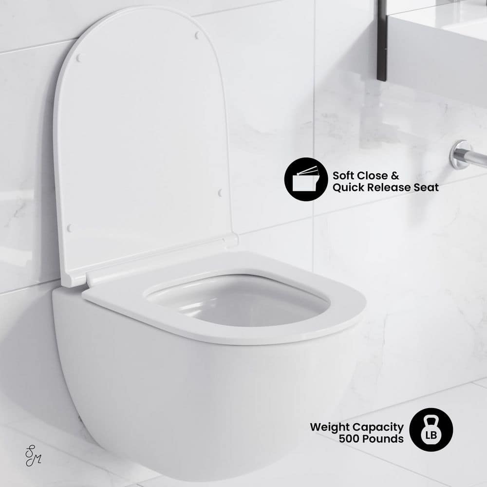 Swiss Madison St. Tropez Wall-Hung Toilet Bowl Only (3)