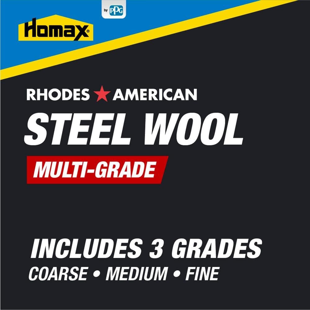 Homax 12 pad Grit Steel Wool (4)