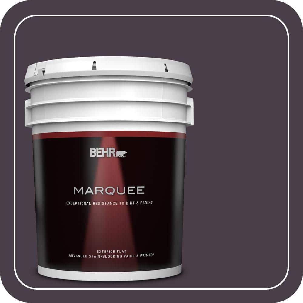 BEHR MARQUEE 5 gal. #PPU17-20 Eclectic Purple Flat Exterior Paint & Primer
