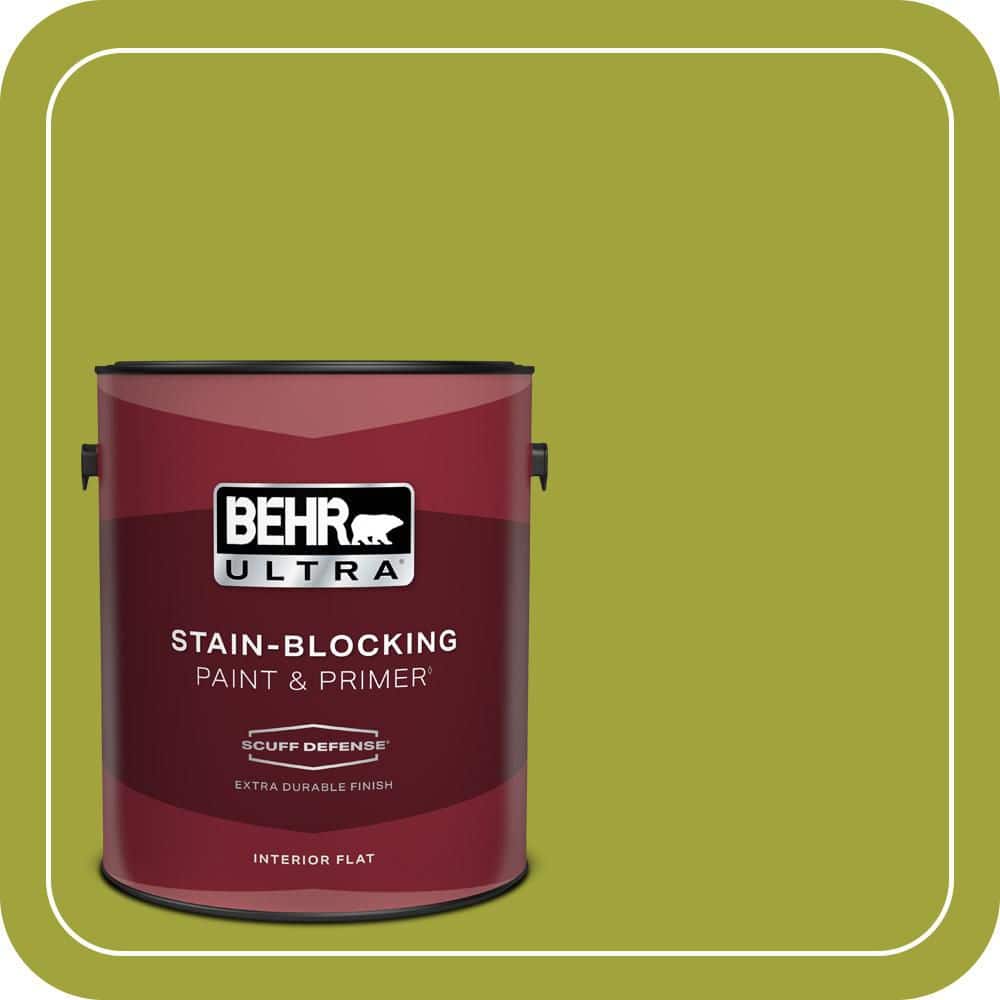 BEHR ULTRA 1 gal. #S-H-400 Rolling Hills Extra Durable Flat Interior Paint & Primer (1)