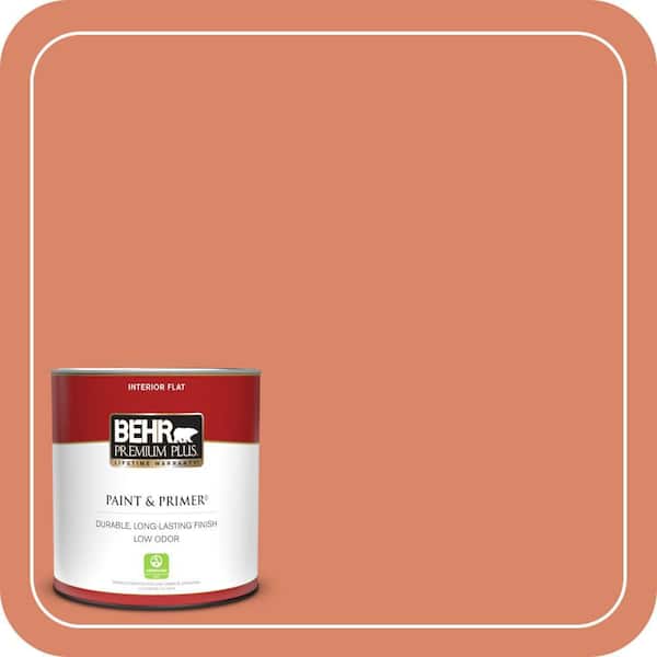 BEHR PREMIUM PLUS #M180-5 King Salmon Enamel Low Odor & Primer (2)