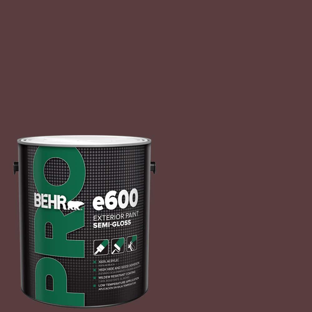 BEHR PRO 1 gal. #PPU1-02 Divine Wine Semi-Gloss Acrylic Exterior Paint