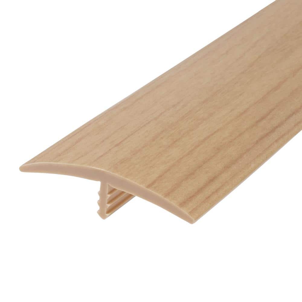 Outwater 1-1/2 in. Maple Flexible Polyethylene Center Barb Hobbyist Pack Bumper Tee Moulding Edging 25 foot long Coil (1)