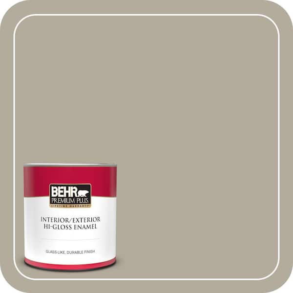 BEHR PREMIUM PLUS #PPF-33 Terrace Taupe Enamel Low Odor & Primer (3)