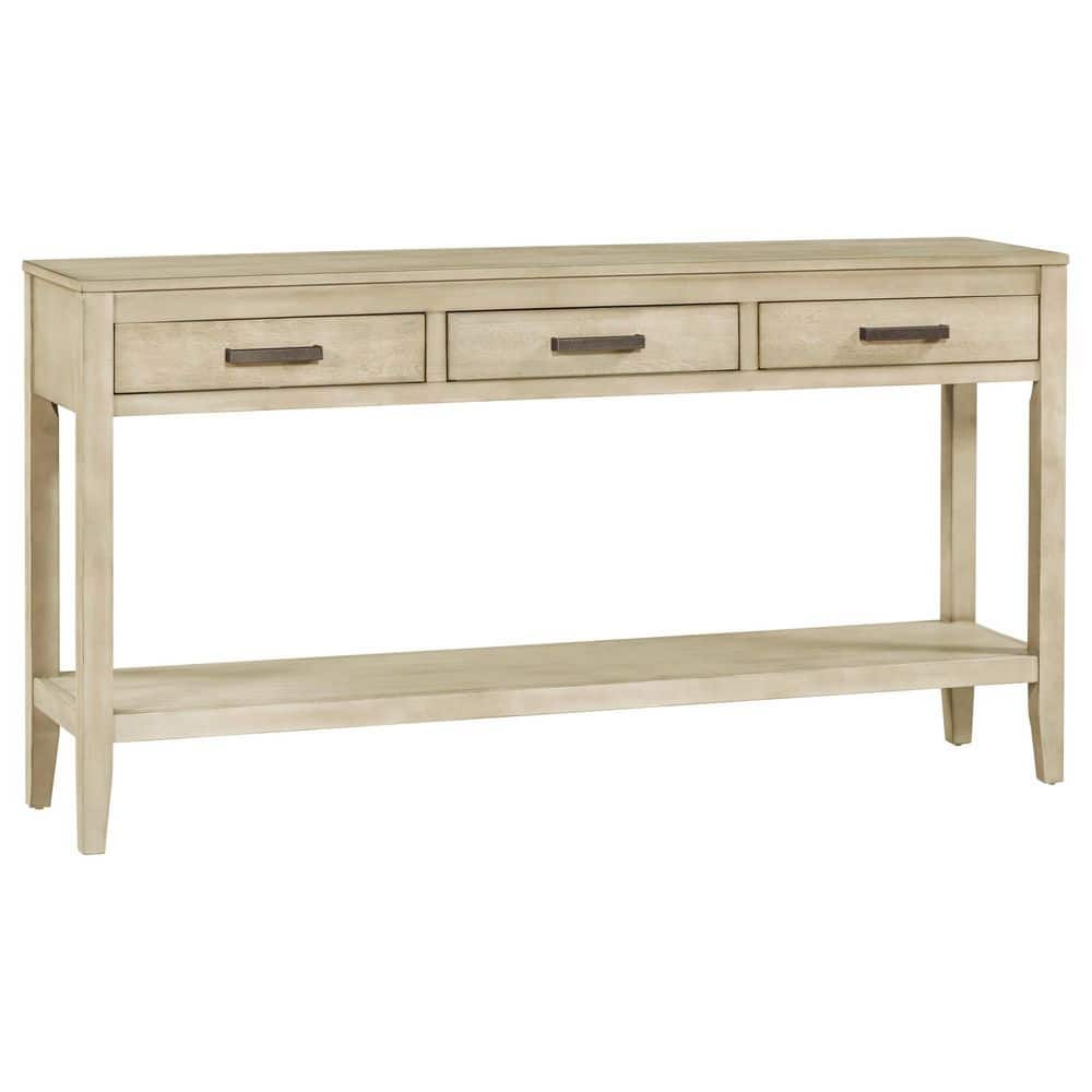 Lycvki 59.10 in. W x 31.10 in. H x 13.80 in. D MDF Rectangular Shelf in Gray (1)