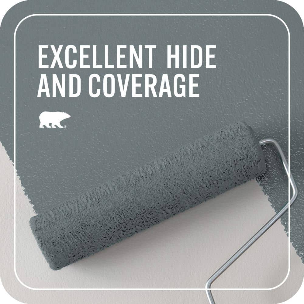 BEHR PREMIUM PLUS #720F-5 Hidden Peak Flat Interior/Exterior Paint & Primer Color Sample (4)
