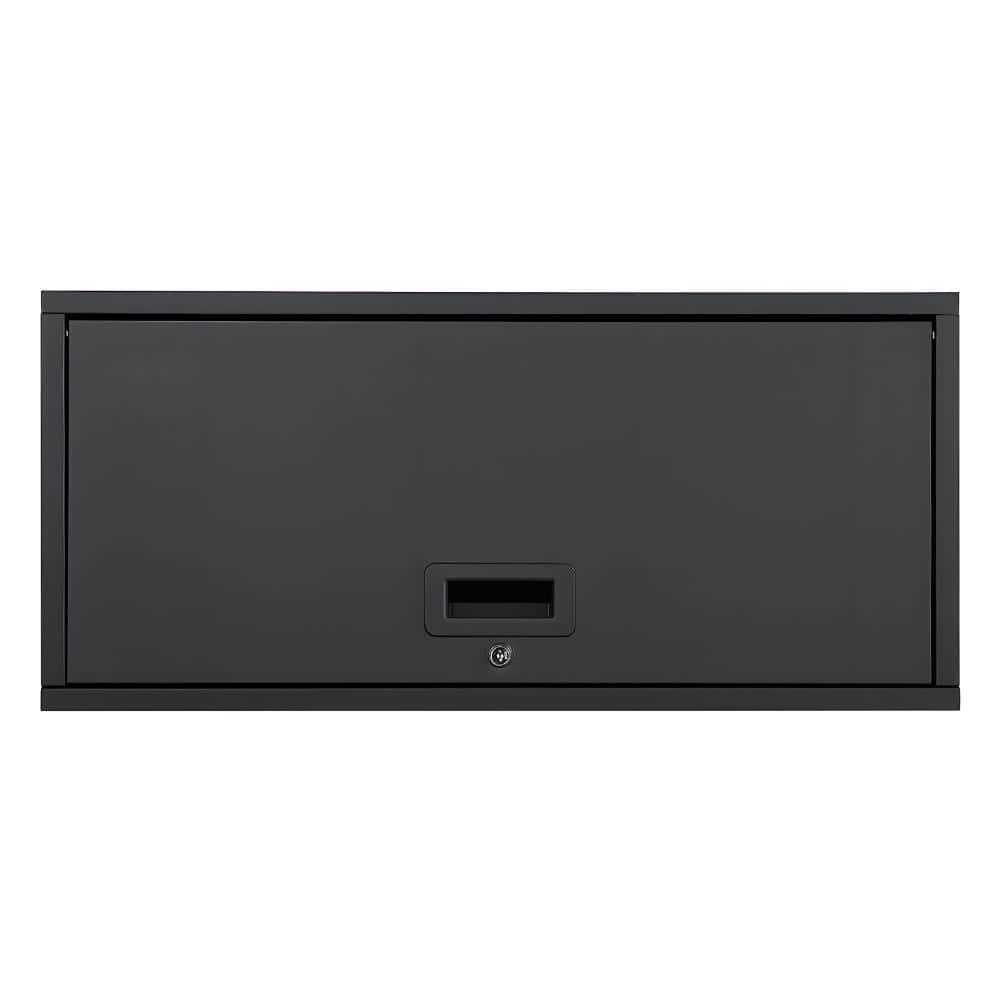 Volenca Metal Wall Cabinet 27.56x12.01x14.02 in, Up-Flip Door, 120 Lbs per Shelf, Floating Tool Cabinet (1)