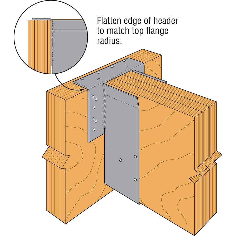 Simpson Strong-Tie HGLTV Top-Flange Joist Hanger for 3-1/2 in. x 14 in. Engineered Wood (2)