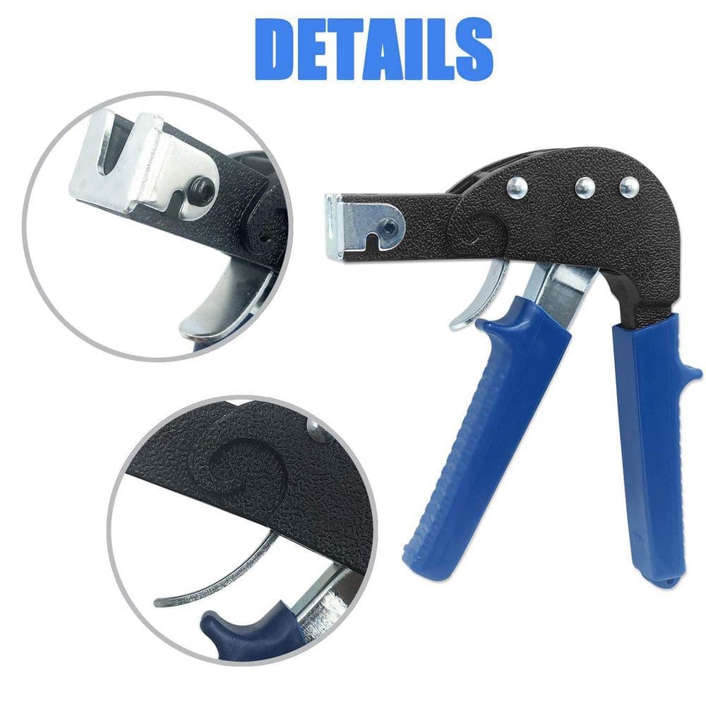 NVNOO 6.42 in. x 5.12 in. x 1.06 in. Heavy Duty Wall Anchor Gun Metal Tool for Hollow Wall Anchor Plasterboard Fixing (1-Pack) (2)