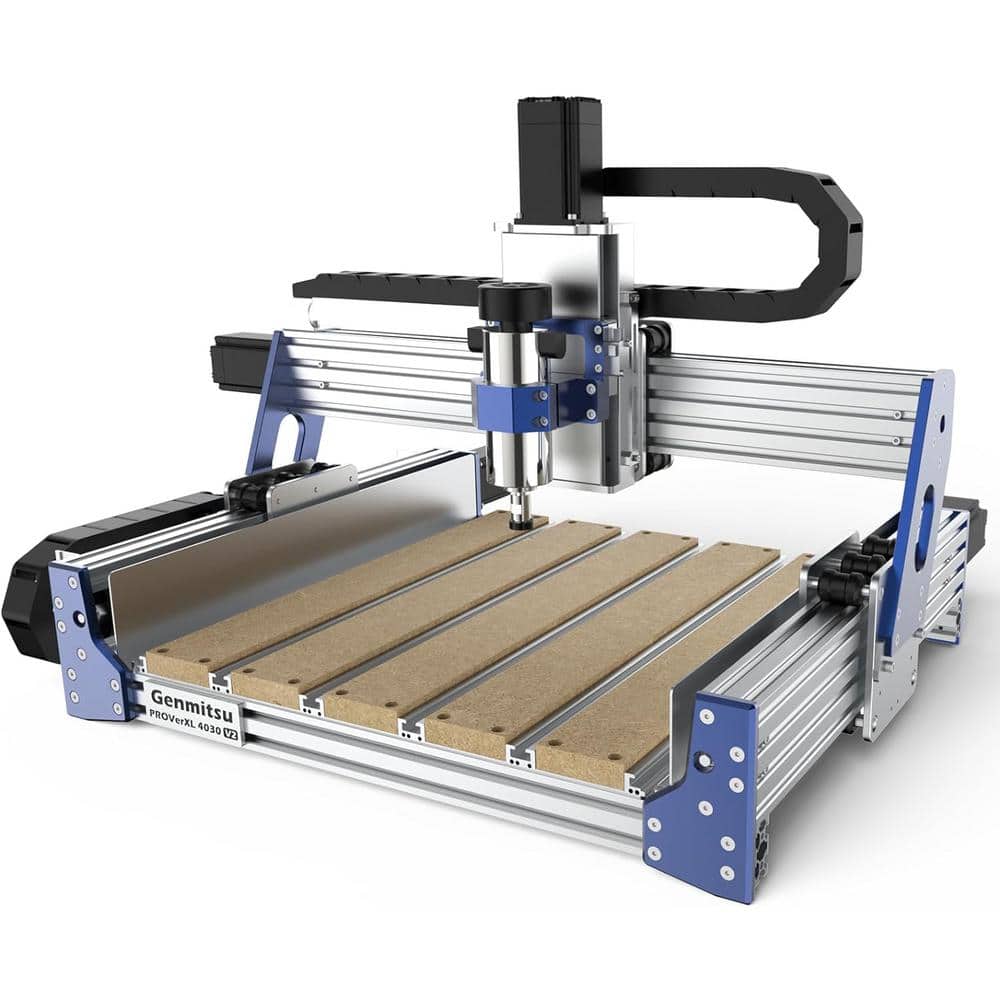 SainSmart Genmitsu CNC Router Machine PROVerXL 4030 V2, Fast Speed for Wood Metal Acrylic PCB MDF, Working Area 400x300x110mm