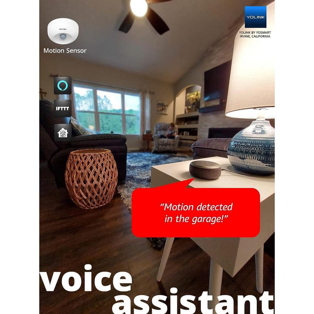 YoLink SpeakerHub and 2 Motion Sensor Smart Home and Security Kit (2)