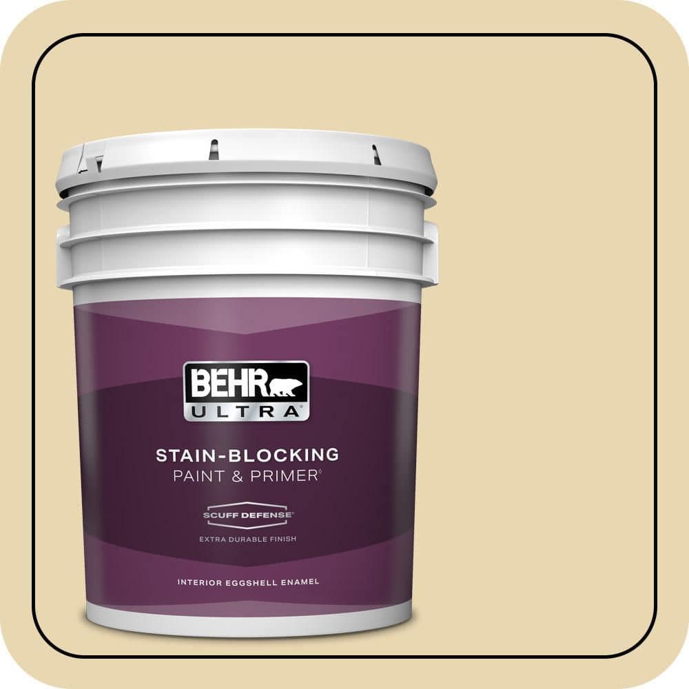 BEHR ULTRA 5 gal. #PPF-13 Sunning Deck Extra Durable Eggshell Enamel Interior Paint & Primer