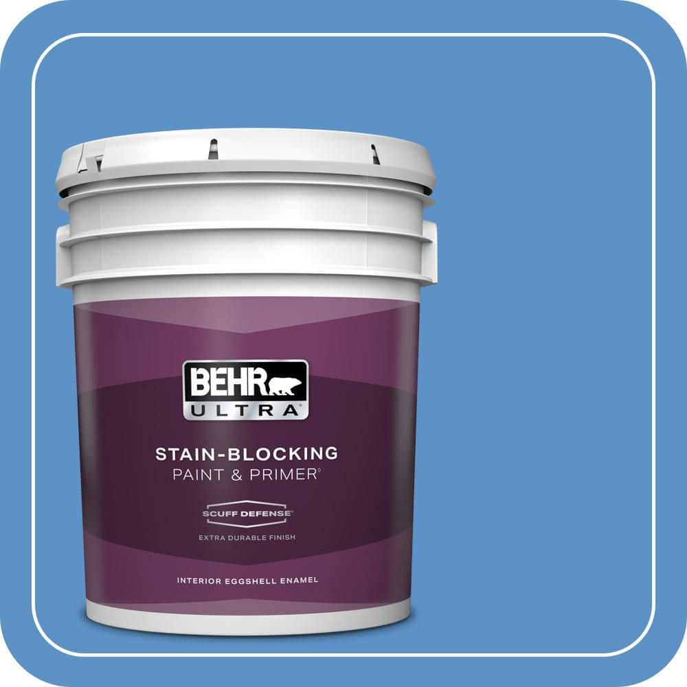 BEHR ULTRA 5 gal. #MQ4-26 Come Sail Away Extra Durable Eggshell Enamel Interior Paint & Primer