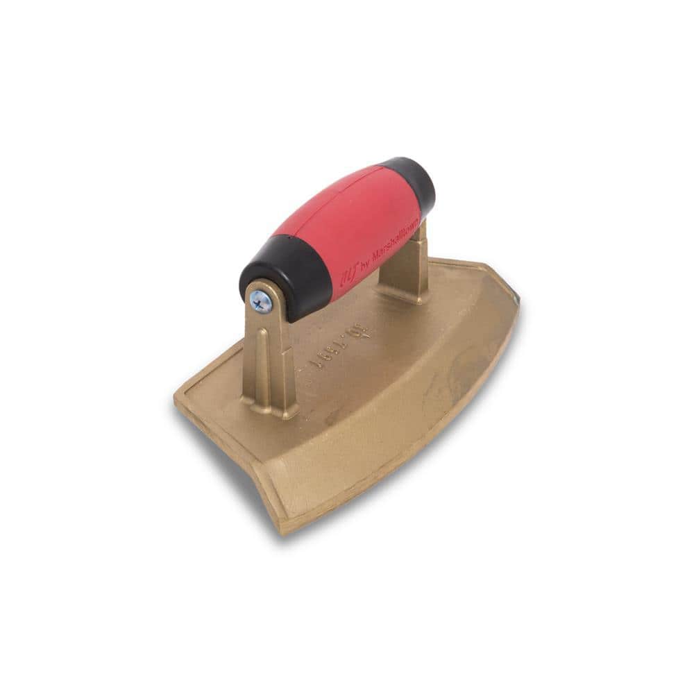MARSHALLTOWN 24" Dia 3/4 in. Lip Bronze Chamfer Tube Edger with Soft Grip Handle