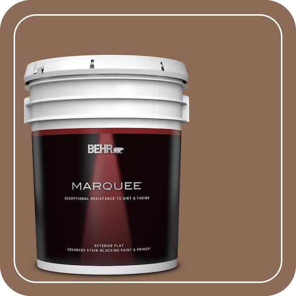 BEHR MARQUEE 5 gal. #MQ2-43 Antiquities Flat Exterior Paint & Primer (2)