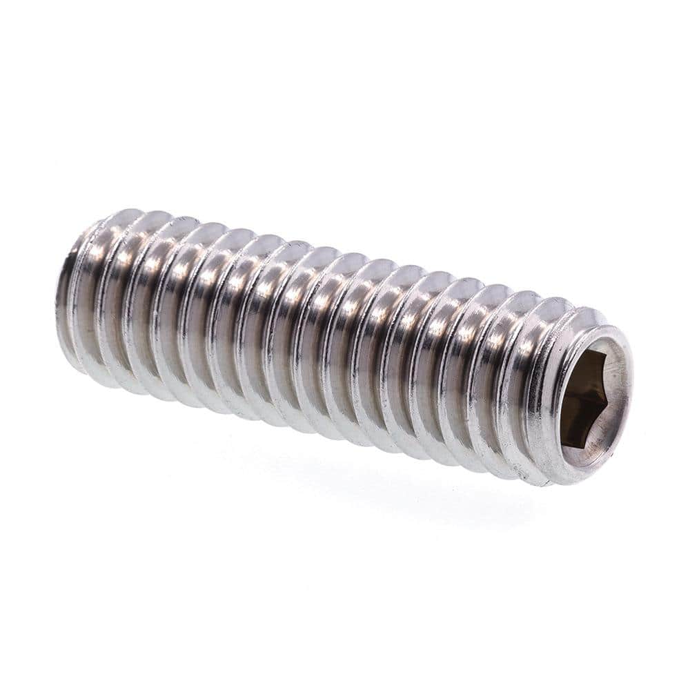 Prime-Line 5/16 in.-18 x 1 in. Grade 18-8 Stainless Steel Internal Hex Headless Set Screws (10-Pack)