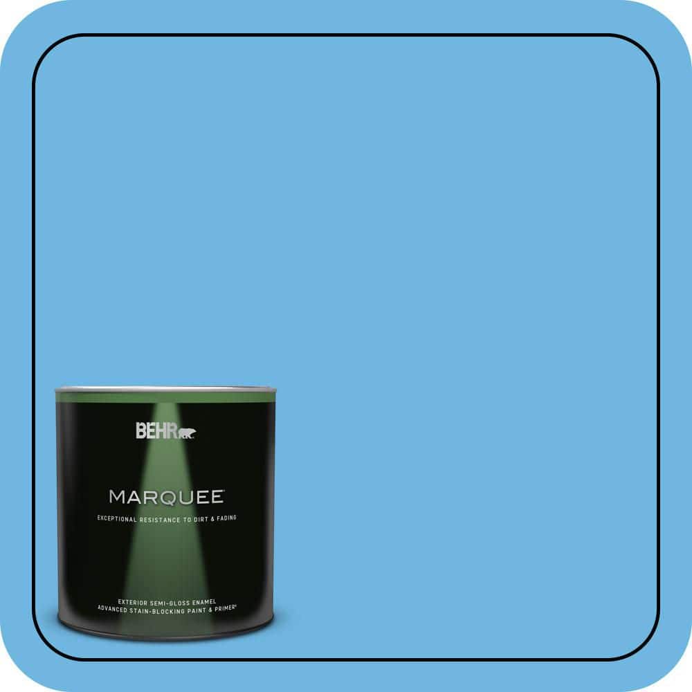 BEHR MARQUEE 1 qt. #P500-4 Life Force Semi-Gloss Enamel Exterior Paint & Primer