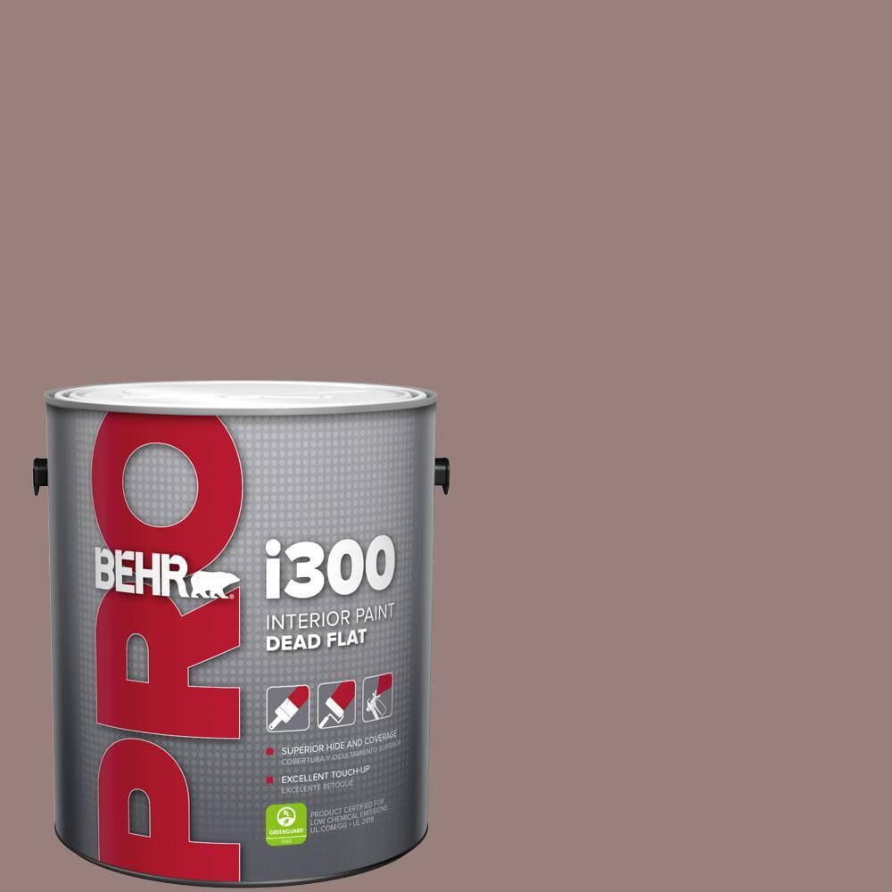 BEHR PRO 1 gal. #N130-5 Mystere Dead Flat Interior Paint