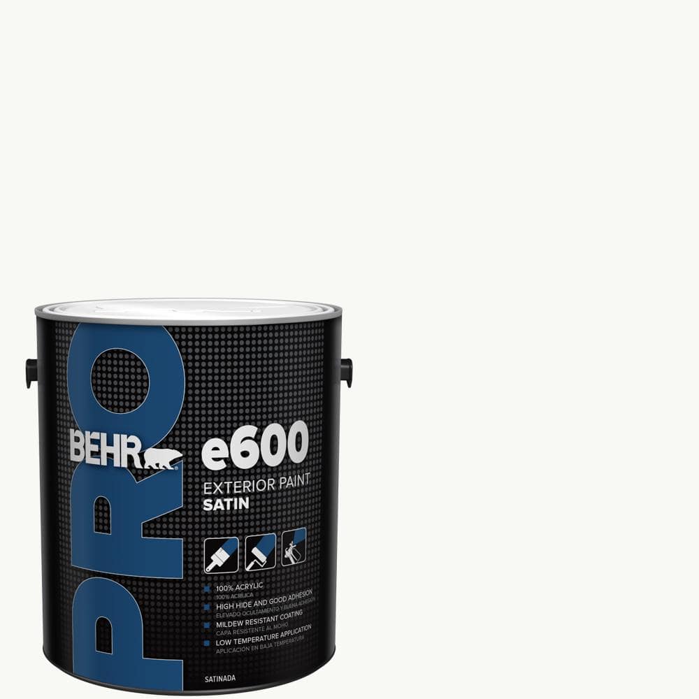 BEHR PRO 1 gal. #HDC-NT-04G Blanca Peak Satin Exterior Paint