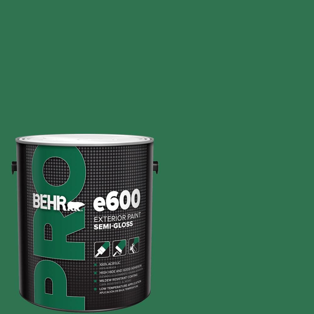 BEHR PRO 1 gal. #P420-7 Crown Jewel Semi-Gloss Exterior Paint