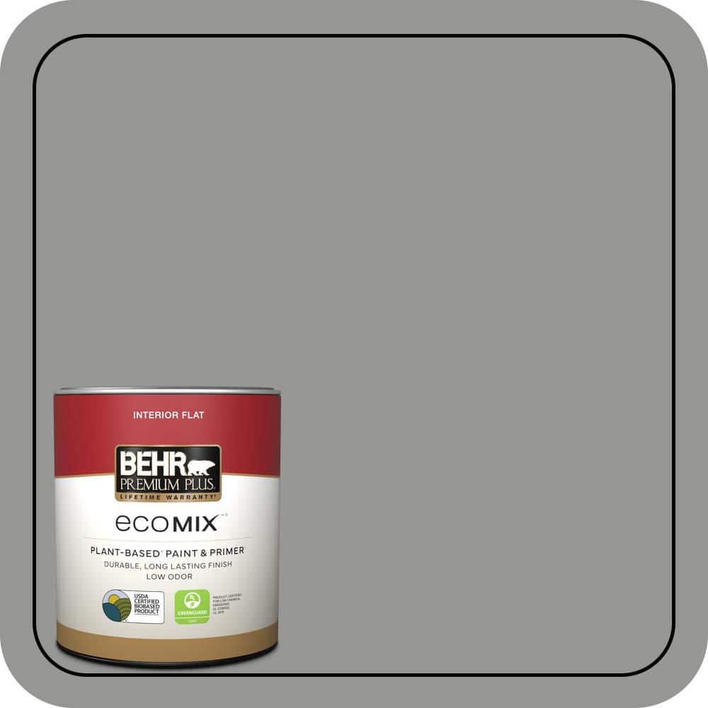 BEHR PREMIUM PLUS #PPU24-19 Shark Fin Enamel EcoMix Plant-Based & Primer