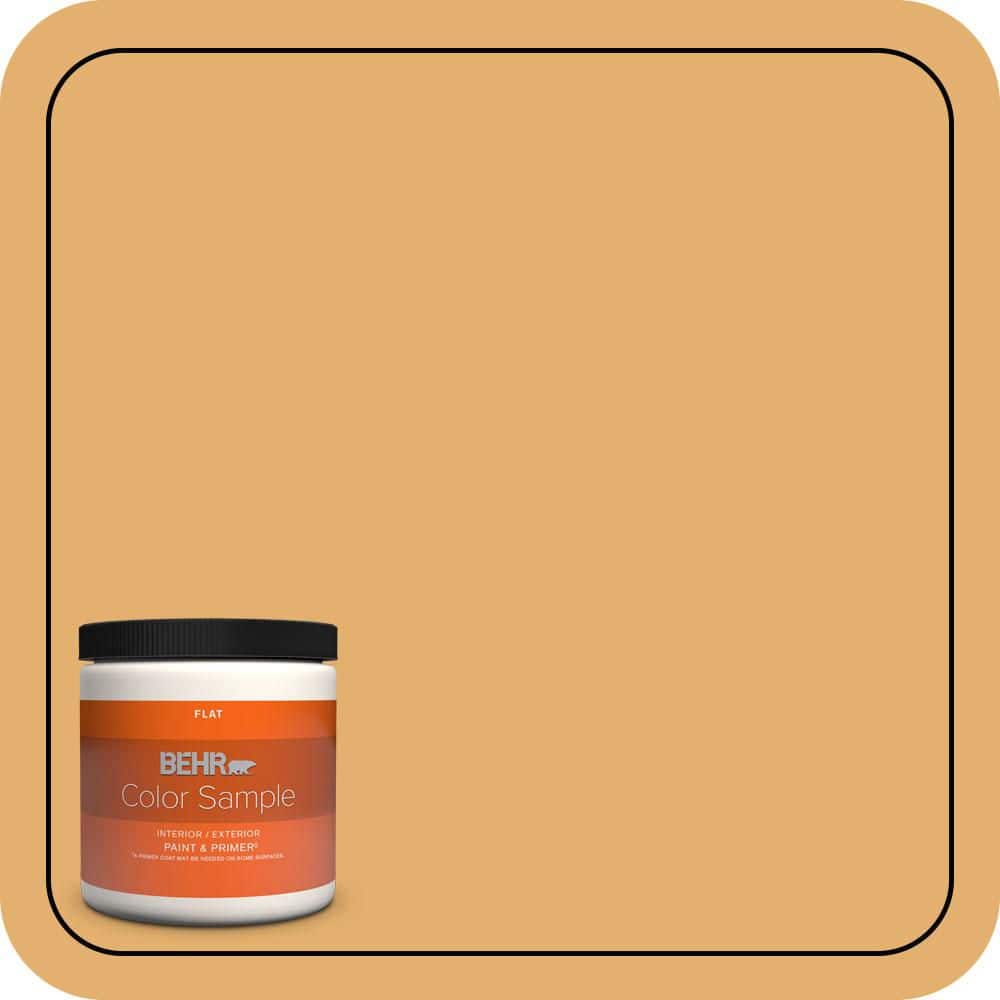 BEHR PREMIUM PLUS #M260-5 Mac N Cheese Enamel Low Odor & Primer (1)