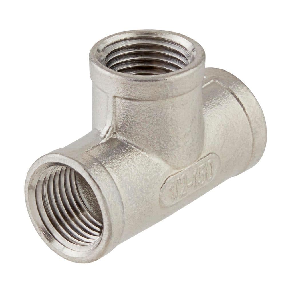 ProLine 1/2 in. FIP Stainless Steel Pipe Tee Fitting