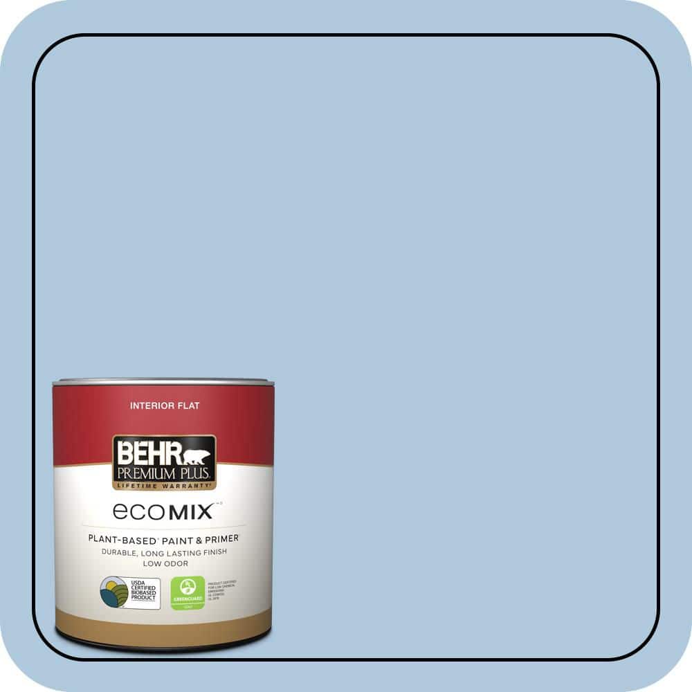 BEHR PREMIUM PLUS #M510-2 Life At Sea Flat EcoMix Plant-Based & Primer