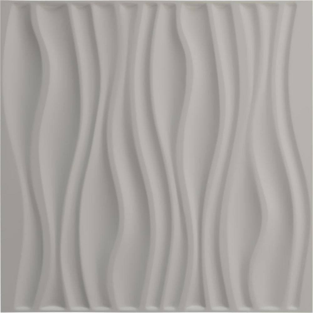 Ekena Millwork 19-5/8-in W x 19-5/8-in H Leandros EnduraWall Decorative 3D Wall Panel Satin Hunt Club Green (3)