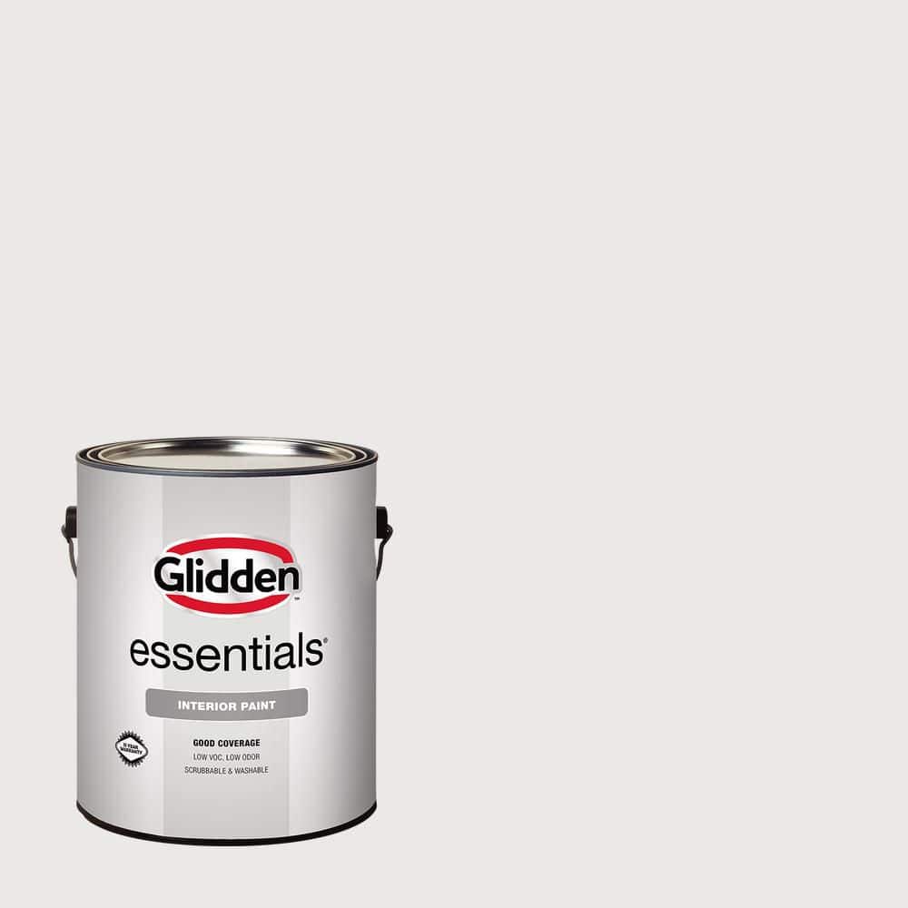 Glidden Essentials 1 gal. PPG1014-1 Glacial Ice Eggshell Interior Paint
