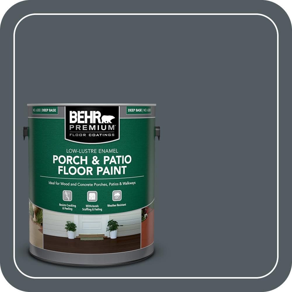 BEHR PREMIUM #PPU25-21 Textured Low-Lustre Enamel Interior/Exterior Porch and Patio Anti-Slip Floor Paint (1)