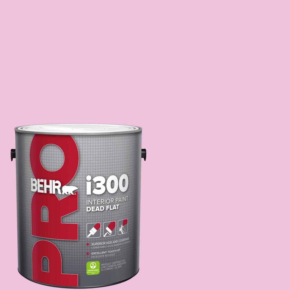 BEHR PRO 1 gal. #P120-1 Starlet Pink Dead Flat Interior Paint (1)