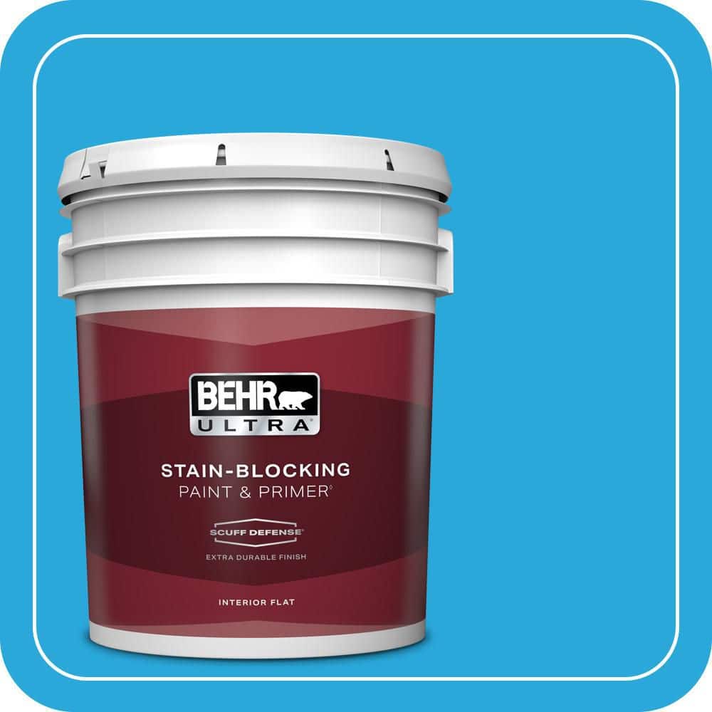 BEHR ULTRA 5 gal. #MQ4-56 El Capitan Extra Durable Flat Interior Paint & Primer