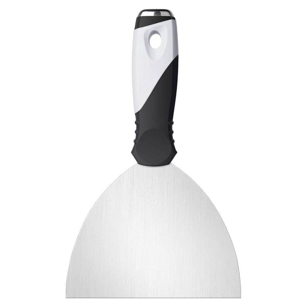 KIWDZFU 5 Inch Stainless Steel Taping Knife with Hammer End Design for Wood and Paint Scraping, Easy to Hold and Use (1)