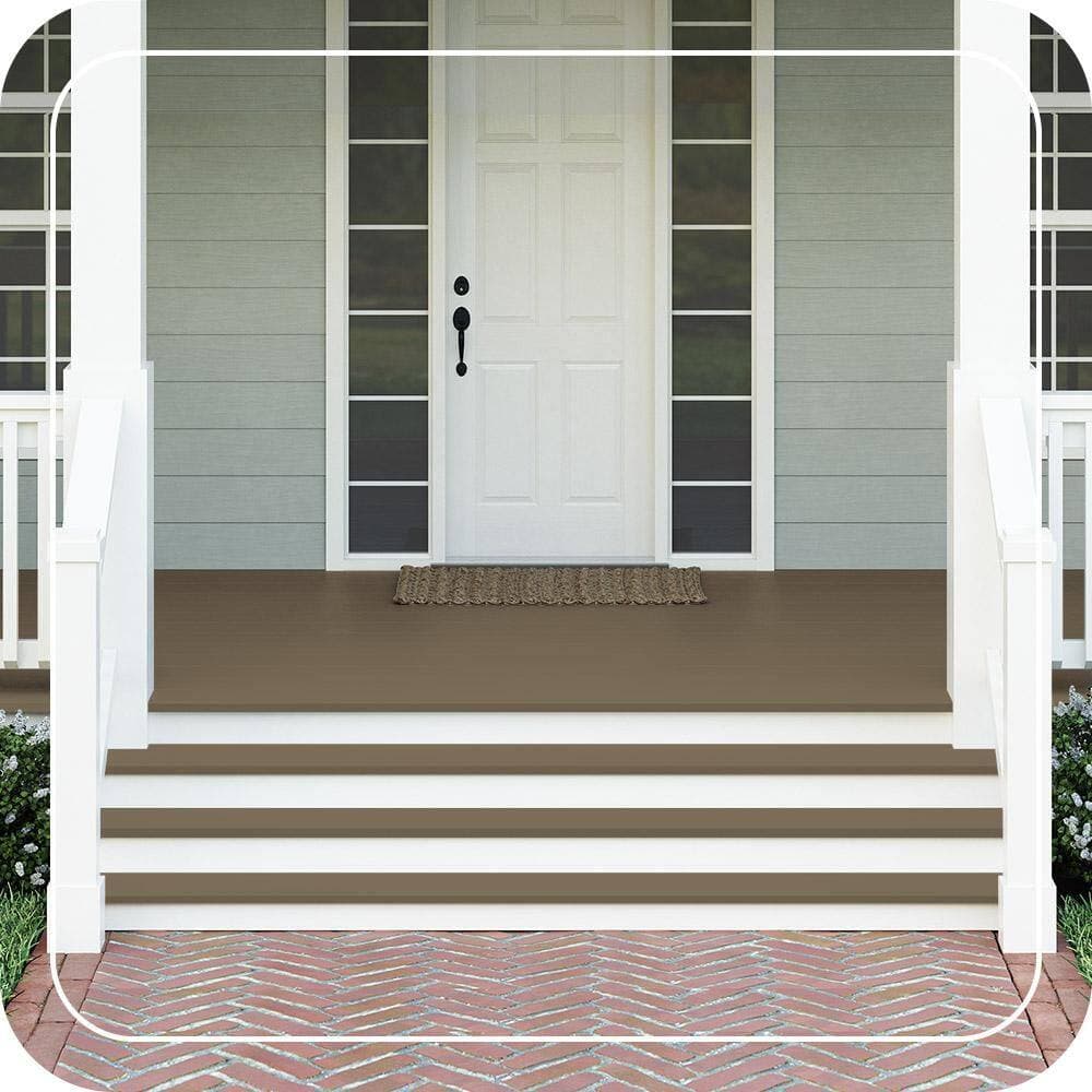 BEHR PREMIUM #710D-6 Textured Low-Lustre Enamel Interior/Exterior Porch and Patio Anti-Slip Floor Paint (2)