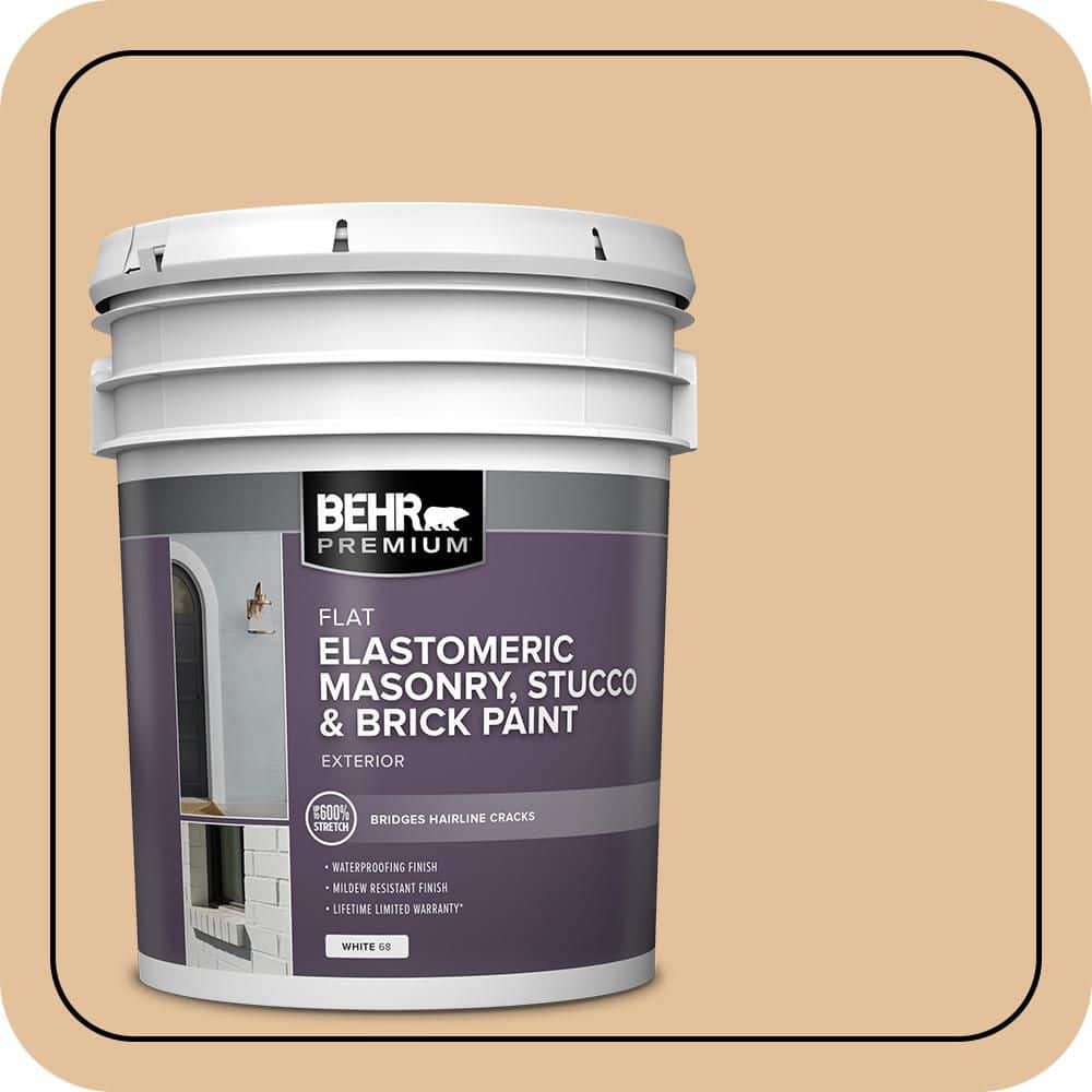 BEHR PREMIUM 5 gal. #S270-3 Tostada Elastomeric Masonry, Stucco and Brick Exterior Paint (1)