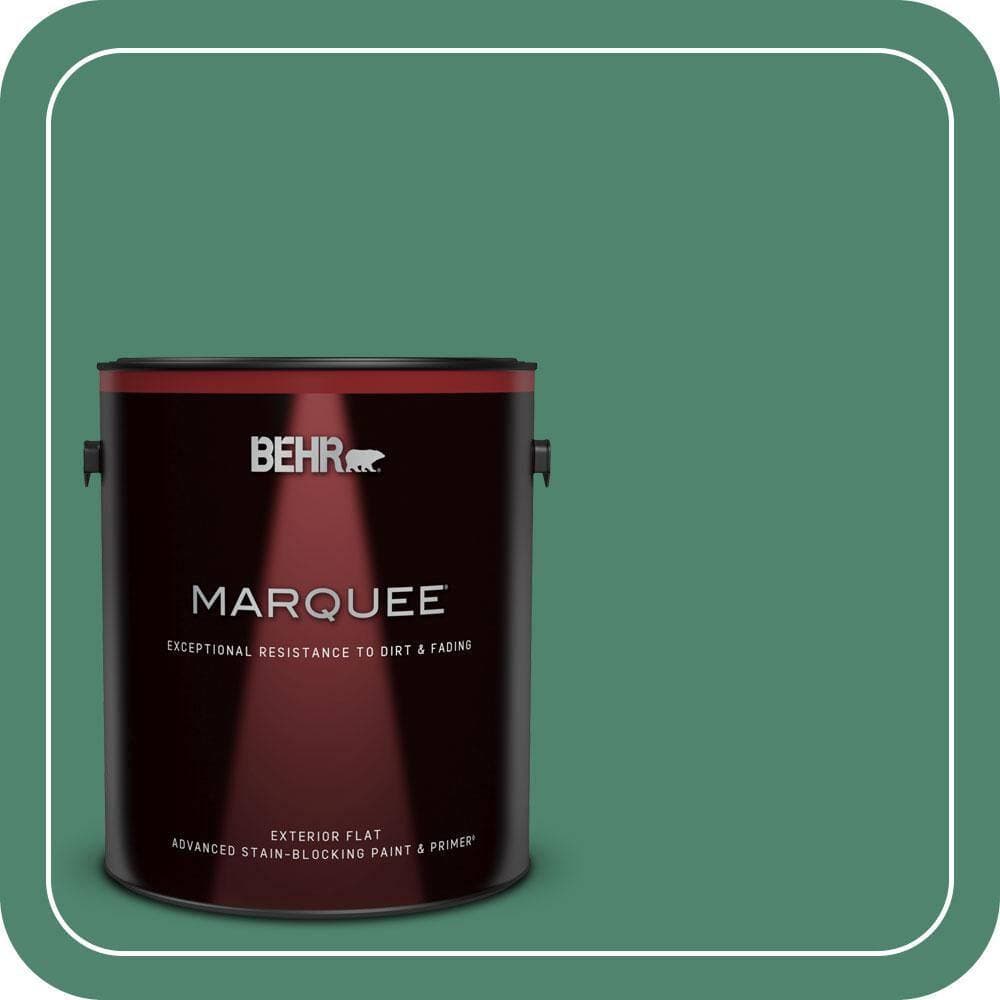 BEHR MARQUEE 1 gal. #480D-6 Billiard Room Flat Exterior Paint & Primer (1)