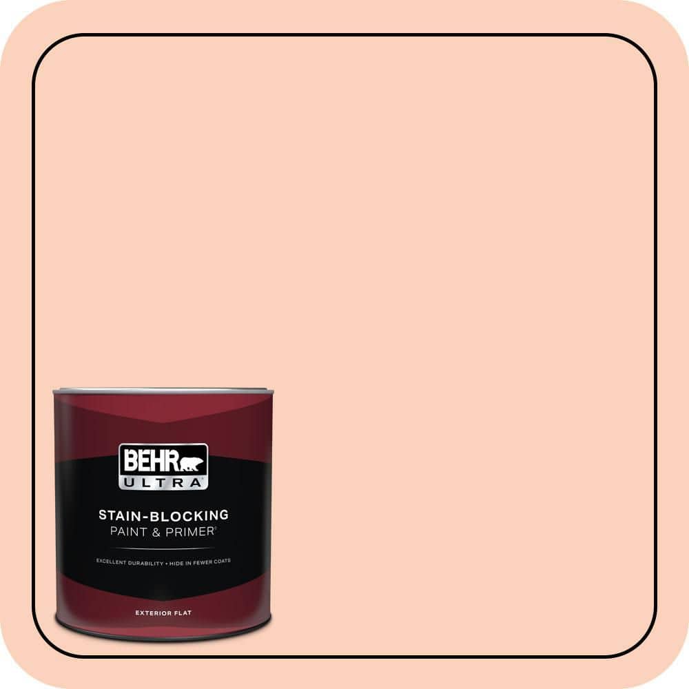 BEHR ULTRA 1 qt. #P190-2 Fahrenheit Flat Exterior Paint & Primer