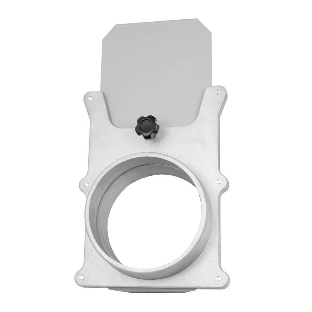 ‎POWERTEC 4 in. Aluminum Blast Gate for Vacuum/Dust Collector, Dust Collection Systems