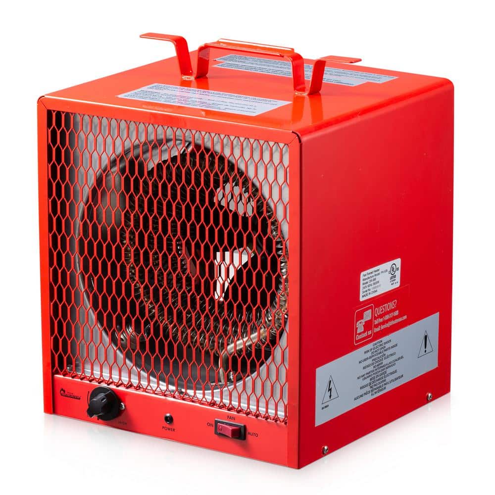 Dr Infrared Heater Industrial 240-Volt 5600-Watt Electric Portable Garage Workshop Heater Product with Thermostat